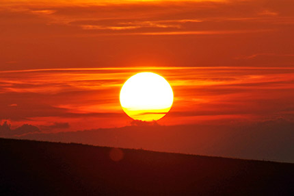 Sunset in Red Sunset in Red